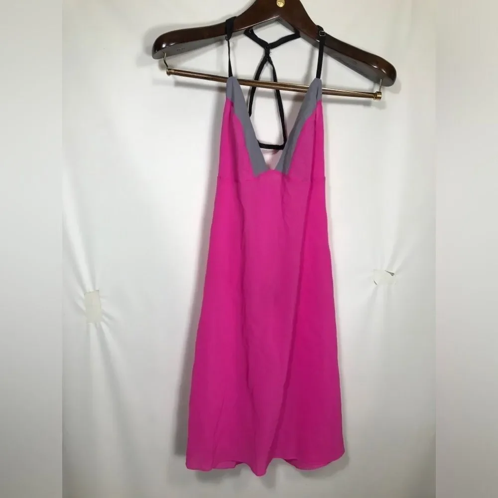 Victoria Secret Womens Lace Trim Babydoll Nightie Slip Dress Size Small pink